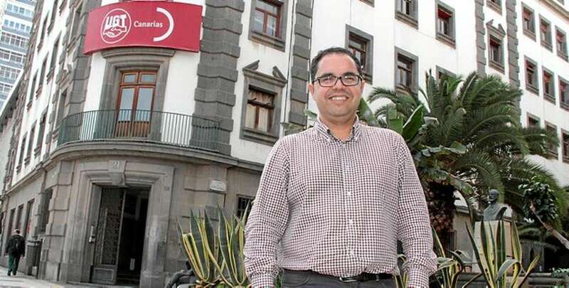 Gustavo Santana, secretario general de UGT en Canarias (Foto Canarias7)